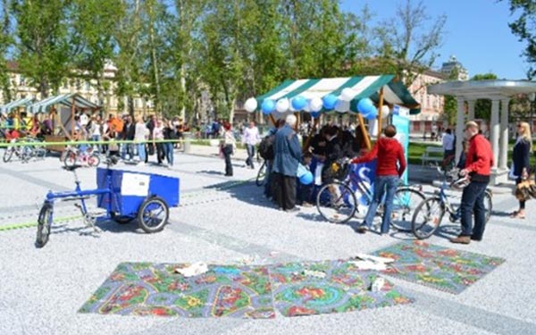 Cycling festival at the Congress Square (2012)